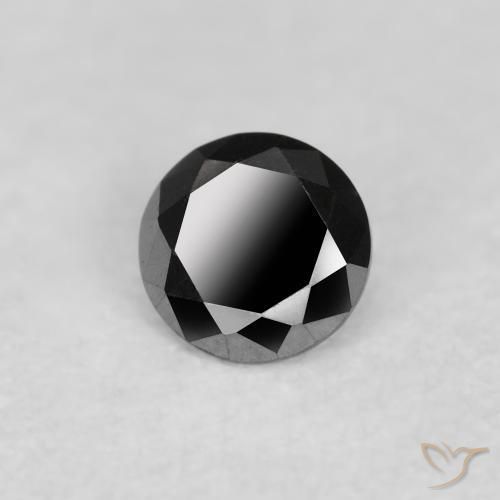 Diamant Noire naturelle Tour, 0.12 ct, Opaque