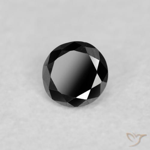 Diamant Noire naturelle Tour, 0.05 ct, Opaque