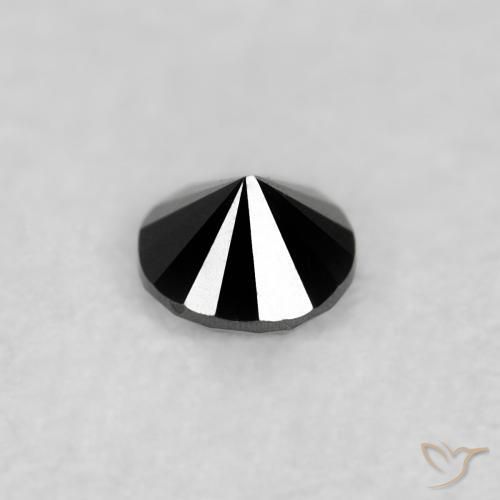 Diamant Noire naturelle Tour, 0.05 ct, Opaque