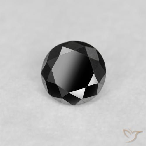 Diamant Noire naturelle Tour, 0.04 ct, Opaque