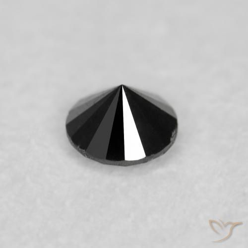 Diamant Noire naturelle Tour, 0.05 ct, Opaque