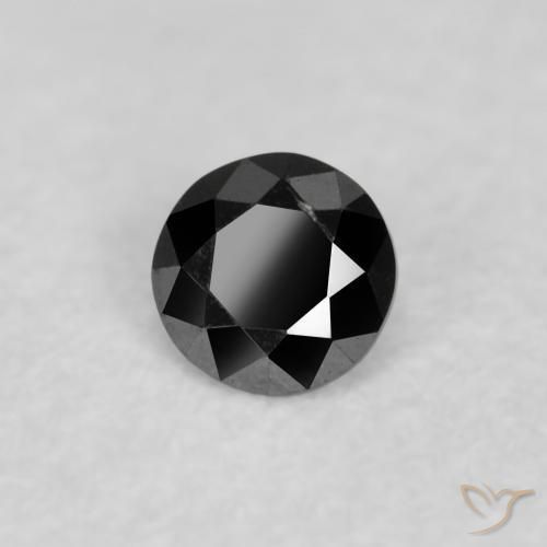 Diamant Noire naturelle Tour, 0.05 ct, Opaque