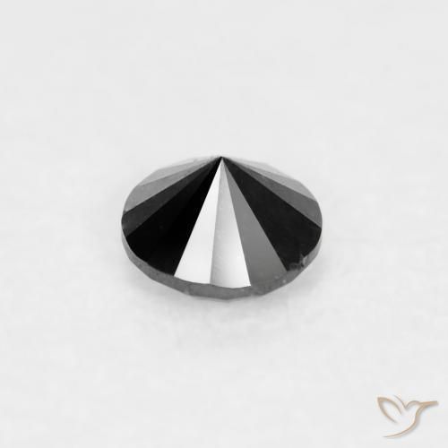 Diamant Noire naturelle Tour, 0.03 ct, Opaque
