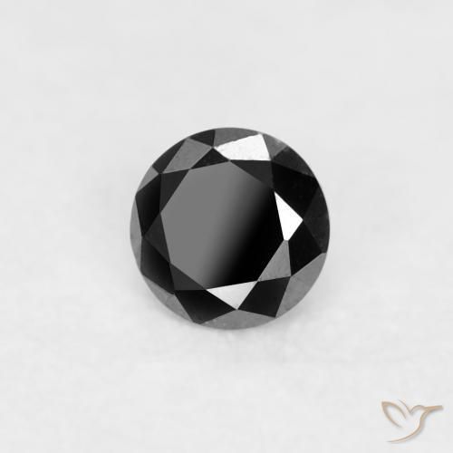 Diamant Noire naturelle Tour, 0.03 ct, Opaque