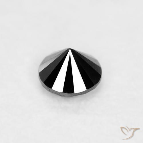 Diamant Noire naturelle Tour, 0.03 ct, Opaque