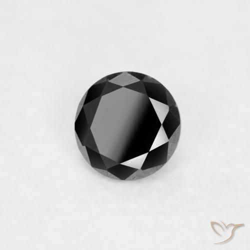Diamant Noire naturelle Tour, 0.03 ct, Opaque