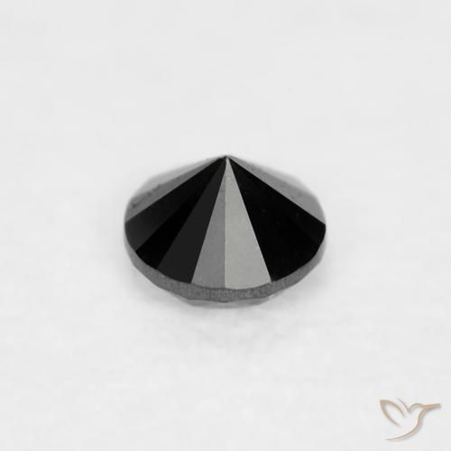 Diamant Noire naturelle Tour, 0.03 ct, Opaque