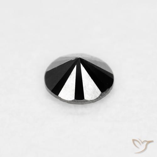 Diamant Noire naturelle Tour, 0.03 ct, Opaque