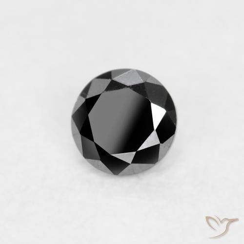 Diamant Noire naturelle Tour, 0.03 ct, Opaque