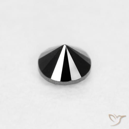 Diamant Noire naturelle Tour, 0.03 ct, Opaque