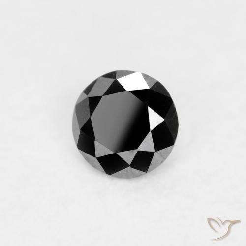 Diamant Noire naturelle Tour, 0.03 ct, Opaque