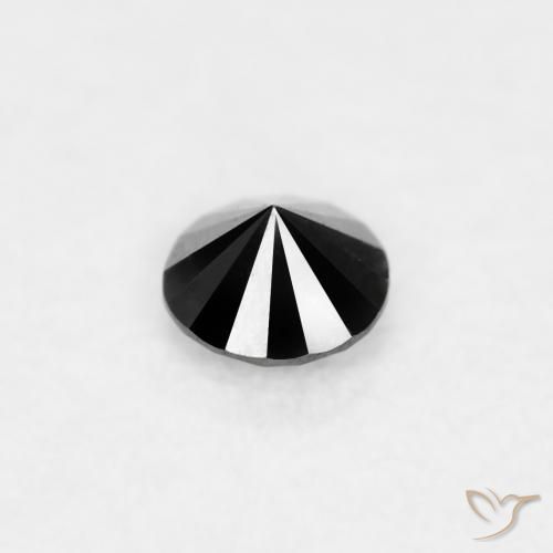 Diamant Noire naturelle Tour, 0.03 ct, Opaque