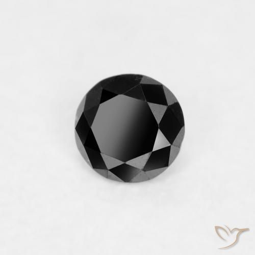 Diamant Noire naturelle Tour, 0.03 ct, Opaque