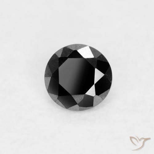 Diamant Noire naturelle Tour, 0.04 ct, Opaque