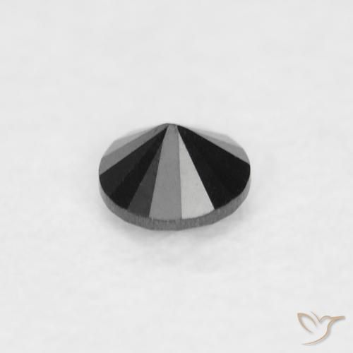 Diamant Noire naturelle Tour, 0.04 ct, Opaque
