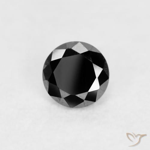 Diamant Noire naturelle Tour, 0.06 ct, Opaque