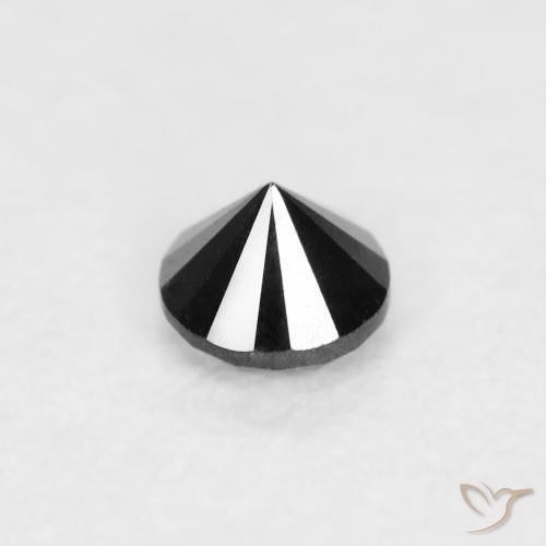 Diamant Noire naturelle Tour, 0.06 ct, Opaque