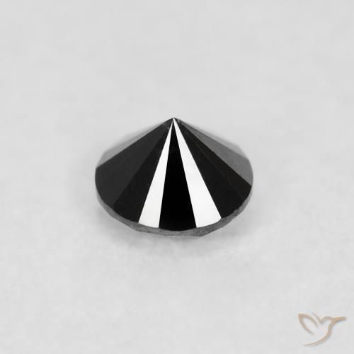 Diamant Noire naturelle Tour, 0.09 ct, Opaque