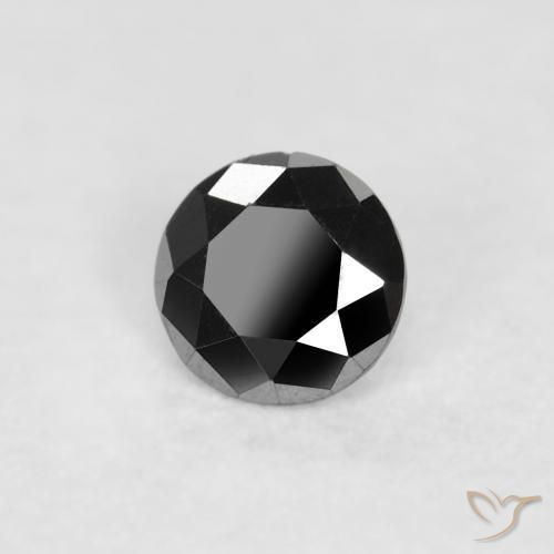 Diamant Noire naturelle Tour, 0.09 ct, Opaque