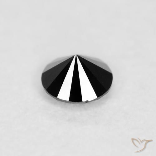 Diamant Noire naturelle Tour, 0.09 ct, Opaque