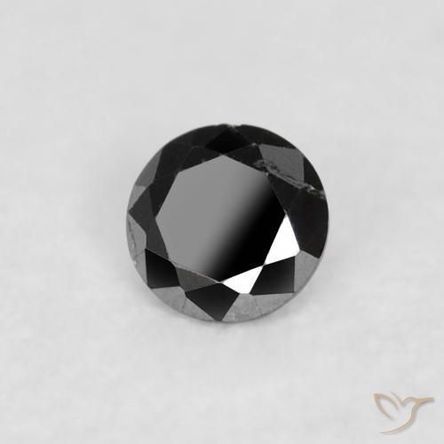 Diamant Noire naturelle Tour, 0.04 ct, Opaque
