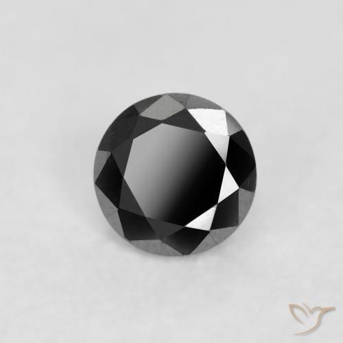 Diamant Noire naturelle Tour, 0.06 ct, Opaque