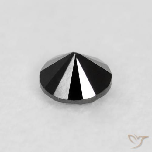 Diamant Noire naturelle Tour, 0.06 ct, Opaque