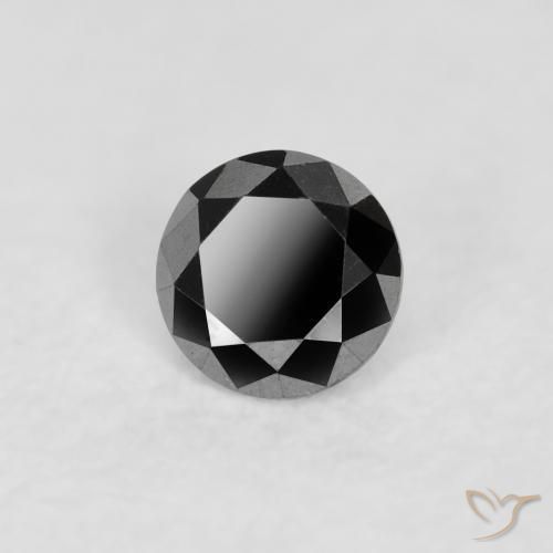Diamant Noire naturelle Tour, 0.10 ct, Opaque