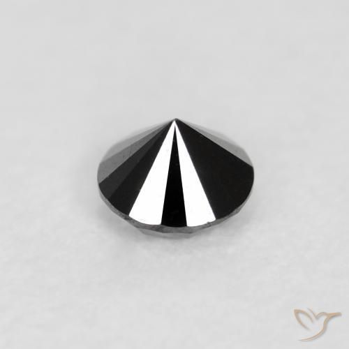 Diamant Noire naturelle Tour, 0.10 ct, Opaque