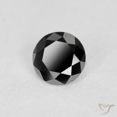 Diamant Noire naturelle Tour, 0.09 ct, Opaque