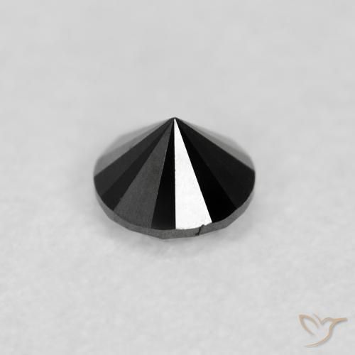 Diamant Noire naturelle Tour, 0.10 ct, Opaque