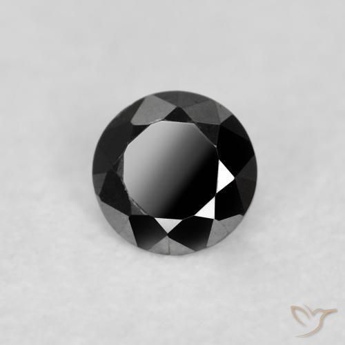 Diamant Noire naturelle Tour, 0.10 ct, Opaque