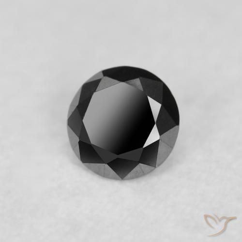 Diamant Noire naturelle Tour, 0.05 ct, Opaque