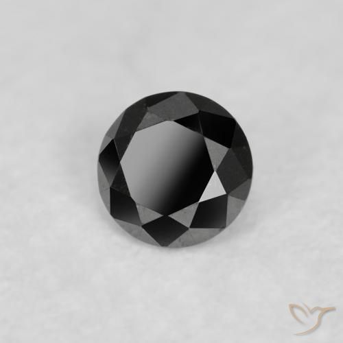 Diamant Noire naturelle Tour, 0.06 ct, Opaque
