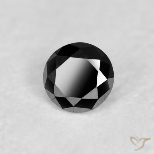 Diamant Noire naturelle Tour, 0.05 ct, Opaque