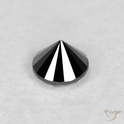 Diamant Noire naturelle Tour, 0.05 ct, Opaque