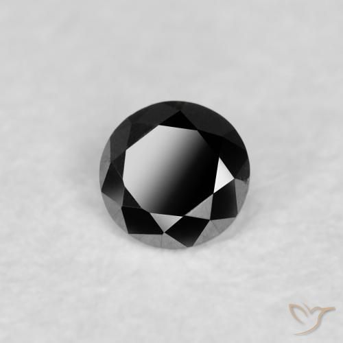 Diamant Noire naturelle Tour, 0.05 ct, Opaque