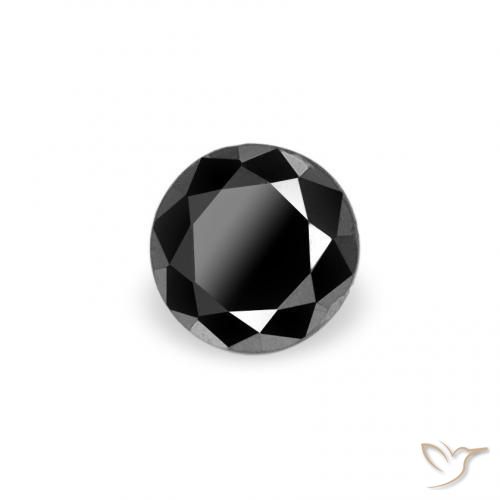 Diamant Noire naturelle Tour, 0.10 ct, Opaque