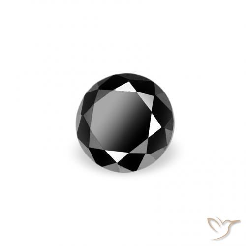 Diamant Noire naturelle Tour, 0.07 ct, Opaque