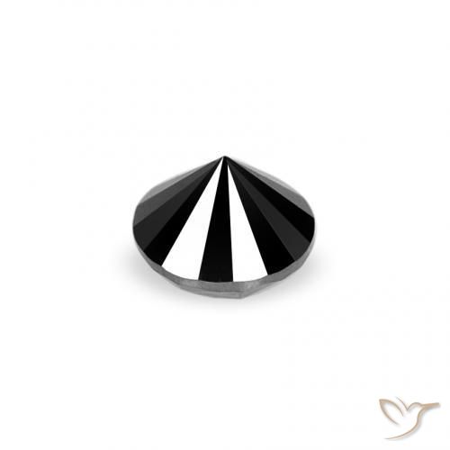 Diamant Noire naturelle Tour, 0.07 ct, Opaque