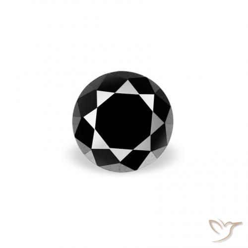 Diamant Noire naturelle Tour, 0.07 ct, Opaque