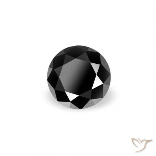 Diamant Noire naturelle Tour, 0.07 ct, Opaque