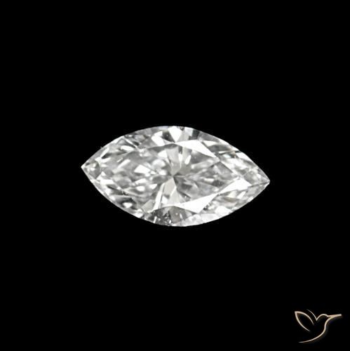 Diamant D naturelle Marquise, 0.06 ct, VVS