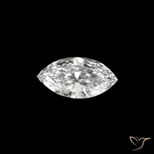 Diamant D naturelle Marquise, 0.06 ct, VVS