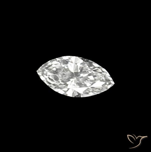 Diamant D naturelle Marquise, 0.07 ct, VVS