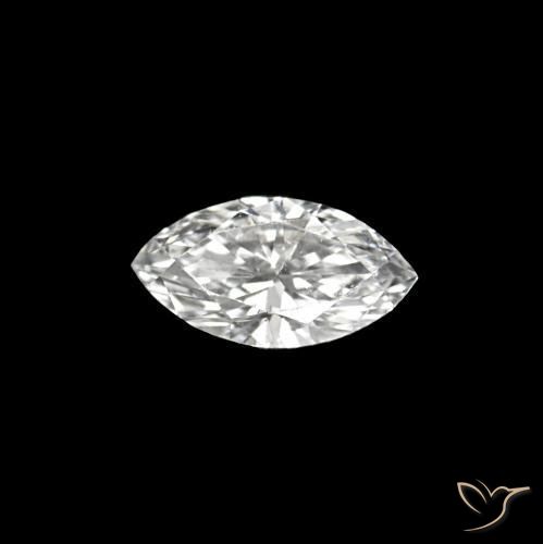 Diamant D naturelle Marquise, 0.07 ct, VVS