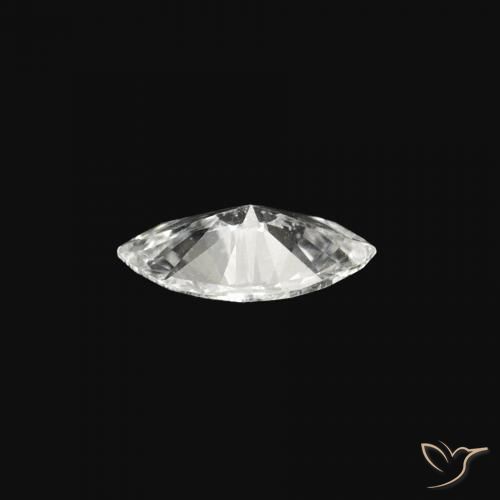 Diamant E naturelle Marquise, 0.07 ct, VVS