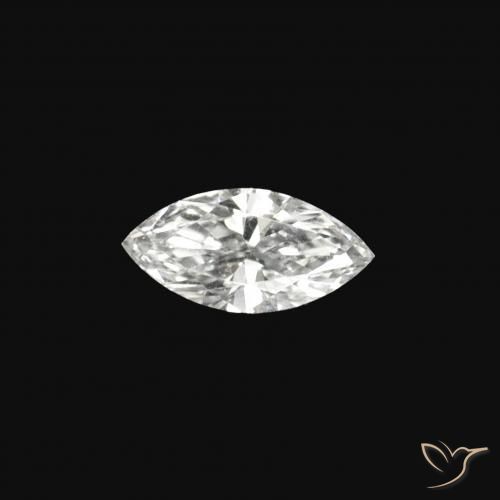 Diamant E naturelle Marquise, 0.06 ct, VVS