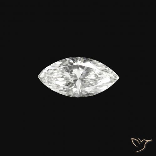 Diamant E naturelle Marquise, 0.06 ct, VVS