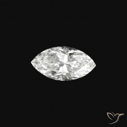 Diamant E naturelle Marquise, 0.09 ct, VVS